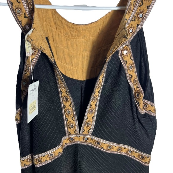 Free People “Nefertiti” Mirror Bodycon Dress • Black • NWT • Size M - Picture 8 of 12